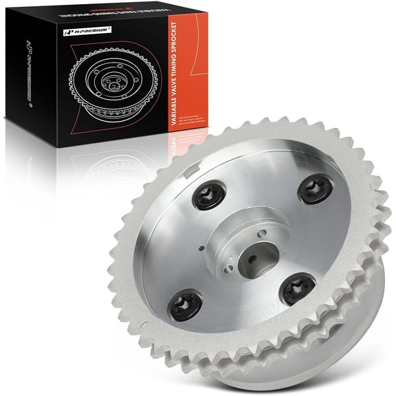 A-Premium Inner Engine Variable Valve Timing (VVT) Sprocket Gear Camshaft Adjuster Phaser Compatible with Porsche Cayenne 2015-2017, Panamera 2014-2016, 4.8L, Replace# 00004320788, 94810505122