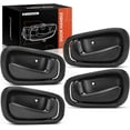 thumbnail image 1 of A-Premium Inside Interior Door Handles Compatible with Toyota Corolla & Chevrolet Prizm, 1998 1999 2000 2001 2002, Textured Black, 4-PC Set, Front and Rear Driver and Passenger Side, 1 of 6