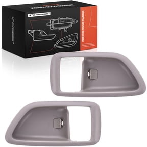 A-Premium Inside Interior Door Handles Compatible with Toyota Tundra 2004-2006, Avalon 2000-2005, Sequoia 2001-2007, Beige, 2-PC Set, Front or Rear Driver and Passenger Side