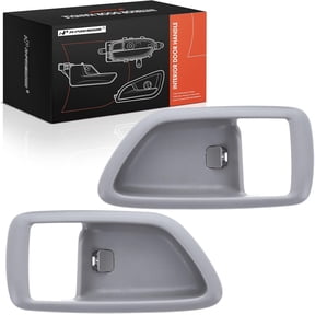 A-Premium Inside Interior Door Handles Compatible with Toyota Tundra 2004-2006, Sequoia 2001-2007, Gray, 2-PC Set, Front or Rear Driver and Passenger Side