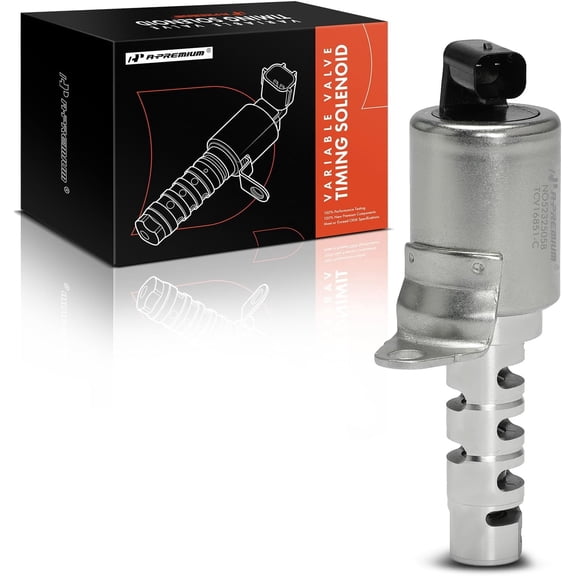 A-Premium Intake Engine Variable Valve Timing (VVT) Solenoid Compatible with Land Rover Range Rover Evoque 2012-2018, Range Rover Velar 2018-2020, Discovery Sport 2015-2018, LR2 2013-2015 & Jaguar XF