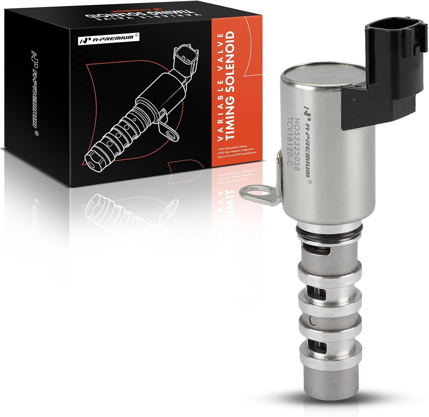 A-Premium Intake Engine Variable Valve Timing (VVT) Solenoid Compatible with Nissan Versa 2009-2020, Versa Note 2014-2016, 1.6L, Replace# 23796ED00B, 23796ED000