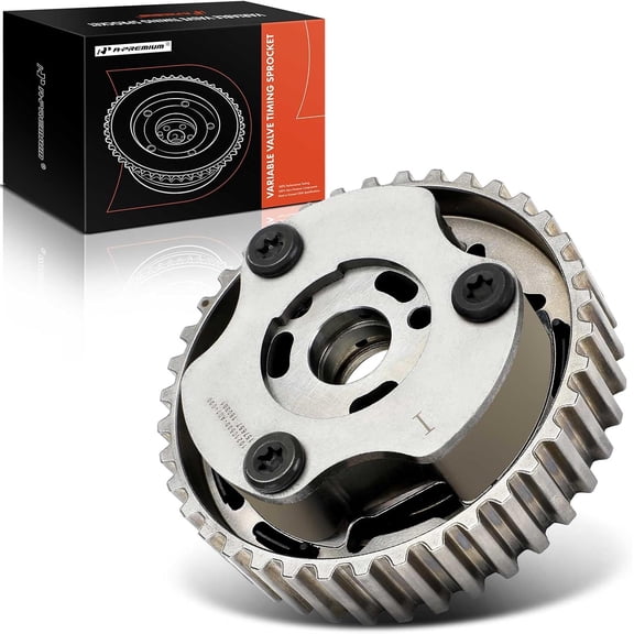 A-Premium Intake Engine Variable Valve Timing (VVT) Sprocket Gear Camshaft Adjuster Phaser Compatible with Ford Fiesta 2014-2017, EcoSport 2018-2021, 1.0L