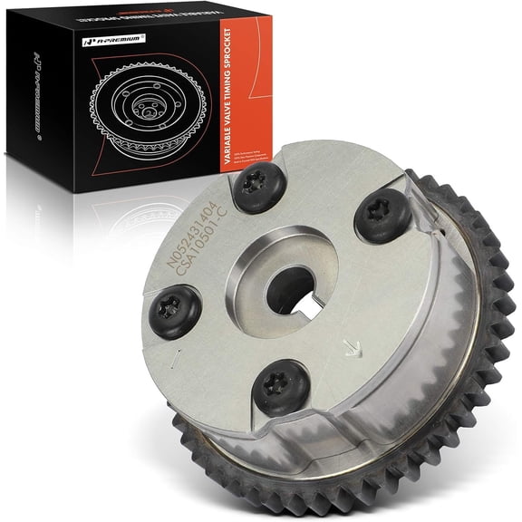A-Premium Intake Engine Variable Valve Timing (VVT) Sprocket Gear Camshaft Adjuster Phaser Compatible with Honda Fit 2015 2016 2017 2018 2019 2020, 1.5L