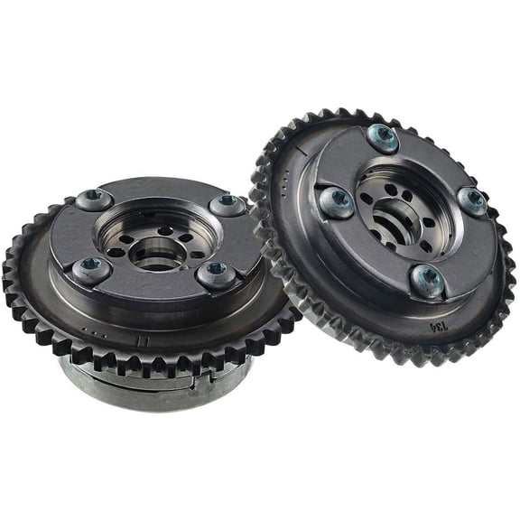 A-Premium Intake and Exhaust Camshaft Adjuster Actuator Replacement for Mercedes-Benz C300 C350e CLA250 CLA45 AMG E300 GLA250 GLC300 Metris SLC300 SLK300 2-PC Set