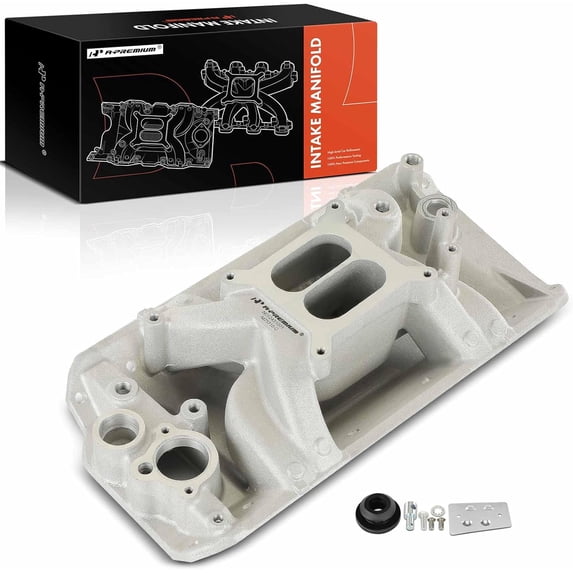 A-Premium Intake Manifold Compatible with Jeep Cherokee, CJ5, CJ6, CJ7, Commando, Grand Wagoneer, J10, J-100, J20, J-2500, J-2600, Wagoneer & AMC AMX, Ambassador, Concord, Gremlin, Hornet & Bricklin