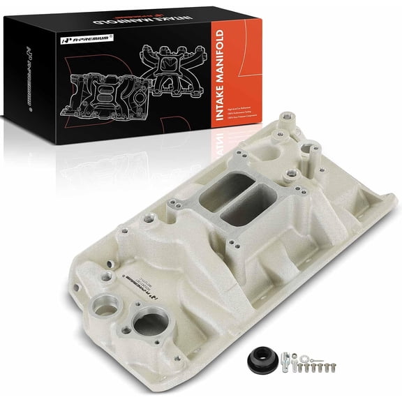 A-Premium Intake Manifold Compatible with Jeep Cherokee, CJ5, CJ6, CJ7, Commando, Grand Wagoneer, J10, J20, J-2500, J-2600, Wagoneer & AMC AMX, Ambassador, Concord, Gremlin, Hornet, Javelin, Matador
