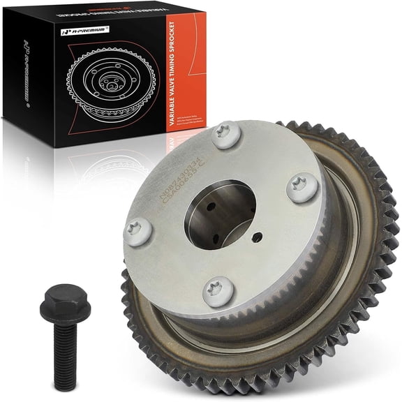 A-Premium Intake (Right) Engine Variable Valve Timing (VVT) Sprocket Gear Camshaft Adjuster Phaser Compatible with Ford Explorer Fusion Taurus Flex Police Interceptor Sedan & Lincoln MKZ MKS MKT