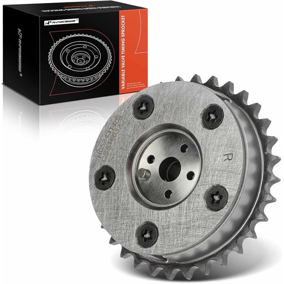 A-Premium Intake Variable Valve Timing (VVT) Sprocket Gear Camshaft Adjuster Compatible with Buick LaCrosse 2005-2006, Rendezvous 2004-2006 & Cadillac SRX 2004-2006, CTS 2004-2006, STS & Saab 9-3