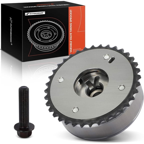 A-Premium Intake Variable Valve Timing (VVT) Sprocket Gear Camshaft Adjuster Compatible with Toyota Camry, RAV4, Corolla, Highlander, Matrix, Solara & Scion tC, xB & Lexus HS250h, 2.4L