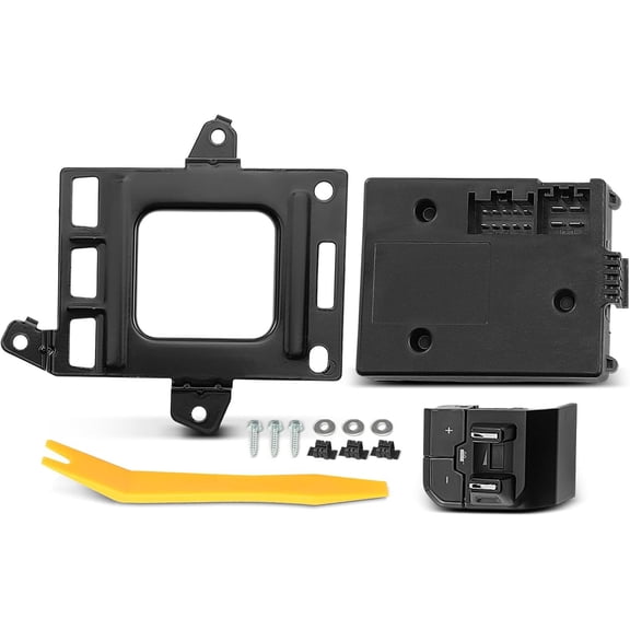 A-Premium Integrated Trailer Brake Controller Module with Switch Kit, Compatible with Ram 1500 2019 2020 2021 2022 2023, Replace # 82215278AD, 82215278AC