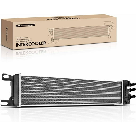 A-Premium Intercooler Charge Air Cooler Compatible with Ford Fusion 2014 2015 2016 2017 2018 2019 2020 1.5L Turbocharged