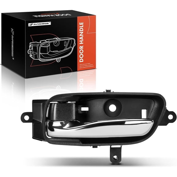 A-Premium Interior Door Handle Front or Rear Left Driver Compatible with Nissan Altima 2013-2018 Pathfinder Armada Maxima Murano Titan - Textured Black - Replace 80671-3TA0D 80671-3TA0A