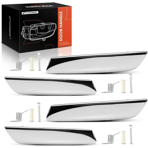 A-Premium - Interior Door Handle Levers Front Rear Driver Passenger - Compatible with 2007 2008 2009 2010 2011 2012 2013 2014 Chevy Silverado Tahoe Suburban Avalanche & GMC Sierra Yukon & Cadillac