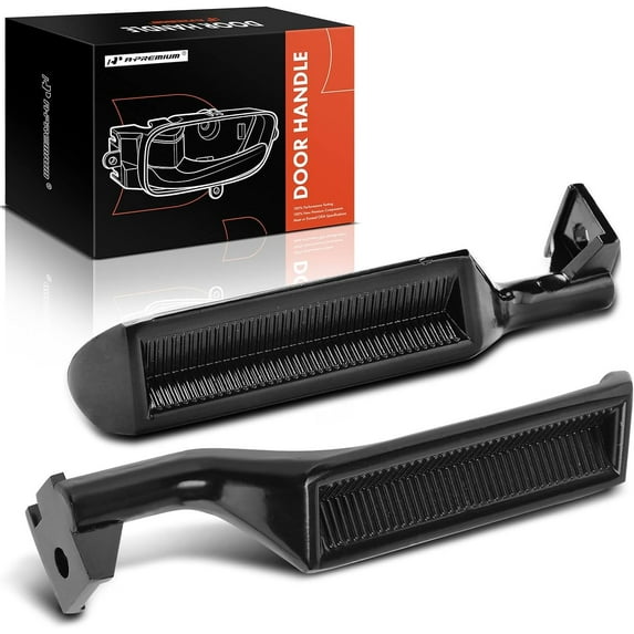 A-Premium - Interior Door Handles All Metal Pair Front Rear Driver & Passenger Side - Compatible with 1987-1997 Ford F150 F250 F350 Bronco F53 F59 F800 - Replace# E7TZ-1522600-A, E7TZ-1522601-A