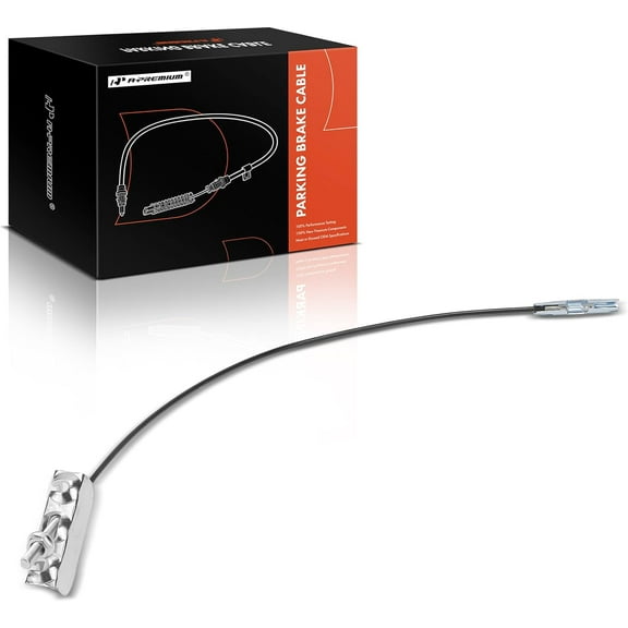A-Premium Intermediate Side Parking Brake Cable Assembly Compatible with Chevrolet and GMC Models: Silverado 1500 1999-2004, Sierra 1500 2000-2004 - Replace # 15703315