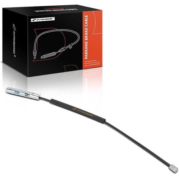 A-Premium Intermediate Side Parking Brake Cable Assembly Compatible with Dodge Models: Ram 2500 Van/Ram 3500 Van 2001-2003, Dakota 1998-1999 - Replace # 52009121