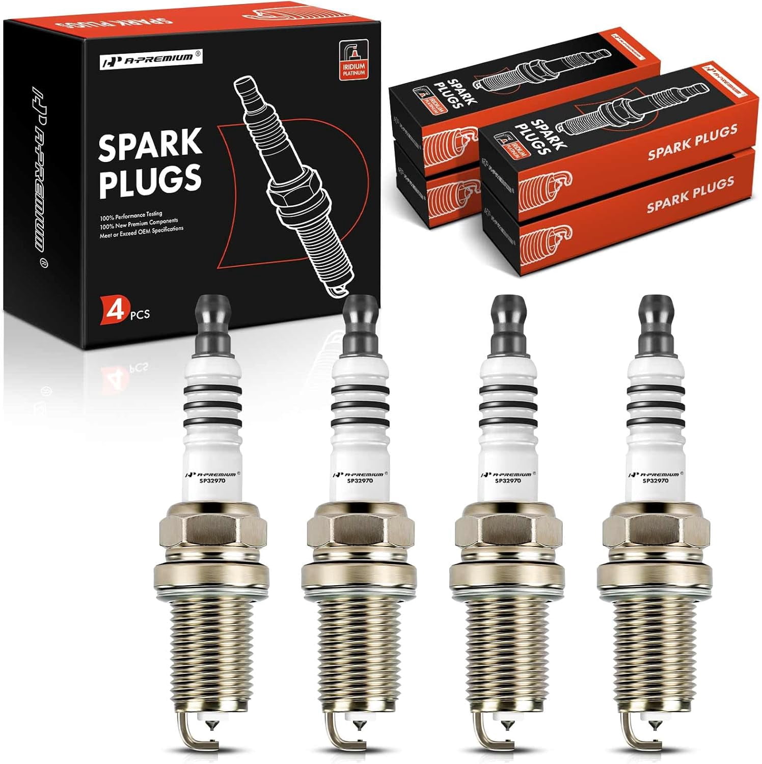 A-Premium Iridium & Platinum Spark Plug Compatible with Toyota Camry ...