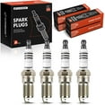 thumbnail image 1 of A-Premium Iridium Platinum Spark Plugs Compatible with Ford Escape, Mustang, Taurus, Ranger, Escort & Chevrolet Malibu, Cavalier & Buick Skylark & Eagle Medallion & Mercury Mariner, Pack of 4, 1 of 9