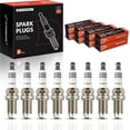 thumbnail image 1 of A-Premium Iridium Platinum Spark Plugs Compatible with Land Rover Range Rover 2006-2009 Range Rover Sport 2006-2009 LR3 2005-2009 & Jaguar XF XJ8 XJR XK XK8 XKR S-Type Super Pack of 8, 1 of 6