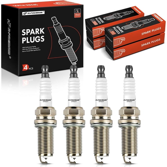 A-Premium Iridium Platinum Spark Plugs Compatible with Toyota Camry 2012-2017, RAV4 2016-2018, Avalon 2013-2018 & Lexus ES300h 2013-2018, NX300h 2015-2020, L4 2.5L, Pack of 4