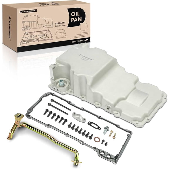 A-Premium LS Engine Retrofit Oil Pan Kit, Low Profile, Aluminum, 4.0 in.Stroke, with Added Clearance & Turbo Drains, Compatible with LS1 LS2 LS3 Chevy A/G/F-Body