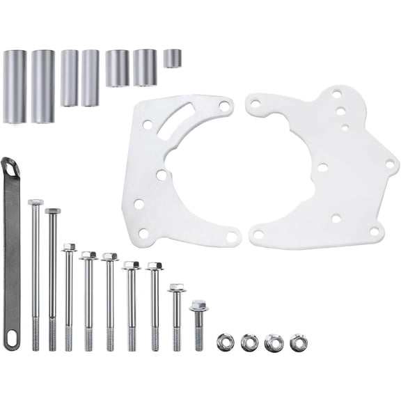 A-Premium LS R4 A/C Air Conditioner Compressor Bracket Kit Replacement for Chevy GMC 1999-2013 LQ4 LQ9 LY6 Vortec Truck, 1 Set