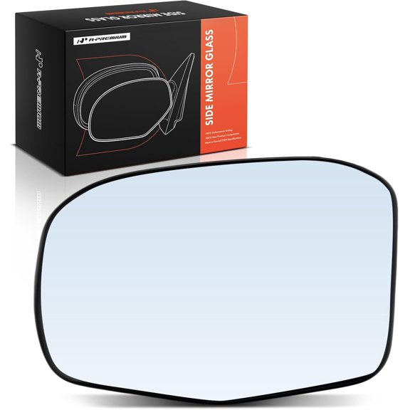 A-Premium Left Driver Side Heated Mirror Glass with Backing Plate Compatible with Honda HR-V HRV 2023 2024 2025, 2.0L - Exterior Side View Flat Mirror