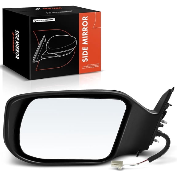A-Premium Left Driver Side Power Door Mirror - Compatible with Nissan Altima 2013 2014 2015 2016 2017 2018 Sedan - Non-Heated Non-Folding Black Outside Rear View Mirror - Replace# 963023TH0A