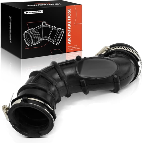 A-Premium Left Engine Air Clean Intake Tube Hose W/Clamps Compatible with Ford Explorer, Police Interceptor Sedan/Utility, Flex, Taurus & Lincoln MKS, MKT, 2010-2019, 3.5L 3.7L