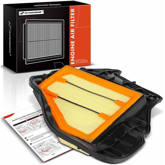 A-Premium Left Engine Air Filter Compatible with BMW X5, 550i GT, 550i GT xDrive, 550i xDrive, 750i, 750i xDrive, 750Li xDrive, X6, 650i xDrive Gran Coupe, Alpina B6 xDrive Gran Coupe, Alpina B7