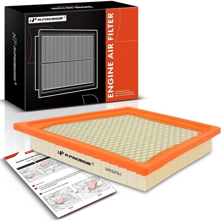 A-Premium Left Engine Air Filter Compatible with Cadillac CT6 2016 2017 2018 2019, V6 3.0L, Replace# 23441383