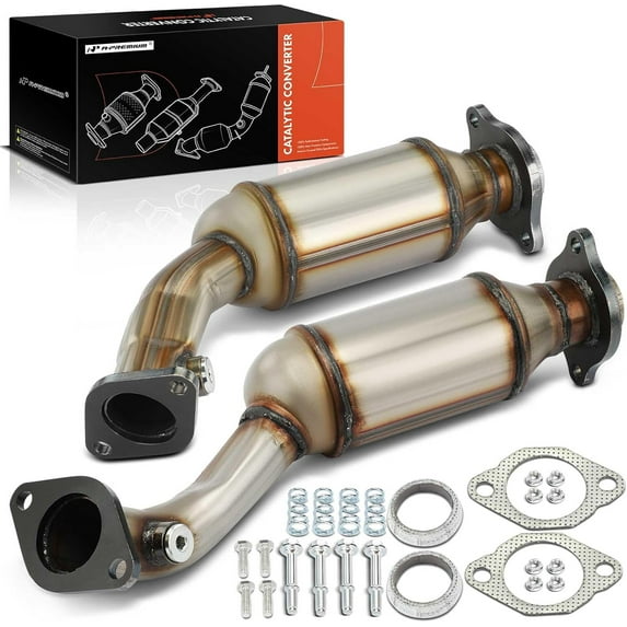 A-Premium Left and Right 2-PC Catalytic Converter Kit Direct-Fit Compatible with Cadillac CTS/STS 2008 2009 2010 2011 3.6L, EPA Compliant, Replace# 25939989