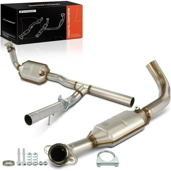 A-Premium Left and Right 2-PC Catalytic Converter Kit Direct-Fit Compatible with Ford F-150 F150 2004-2008 & Lincoln Mark LT 2006-2008, 5.4L, RWD Only, EPA Compliant