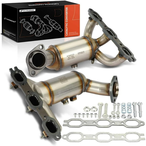 A-Premium Left and Right 2-PC Exhaust Manifold Catalytic Converter Kit Direct-Fit Compatible with Dodge Grand Caravan, Journey, Avenger & Chrysler Town & Country, Pacifica, 3.5L 4.0L, EPA Compliant