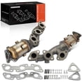 thumbnail image 1 of A-Premium Left and Right 2-PC Exhaust Manifold Catalytic Converter Kit Direct-Fit Compatible with Nissan Frontier 2002-2004 3.3L, Xterra 2002-2004 3.3L, EPA Compliant, Replace# 140029S210, 1 of 6