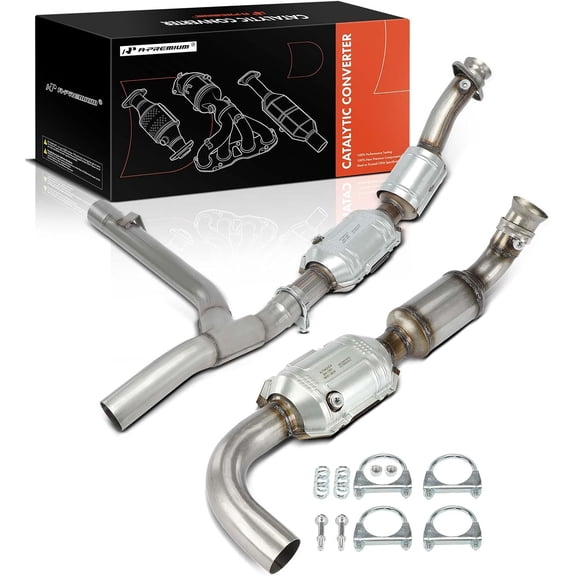 A-Premium Left and Right Catalytic Converter Kit Direct-Fit Compatible with Ford F-150 F150 2001-2003, F-150 Heritage 2004, Expedition 2000, RWD 4.6L, E.P.A. Compliant