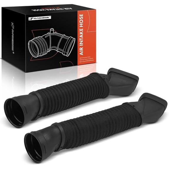 A-Premium Left and Right Engine Air Cleaner Intake Hose Tube Compatible with Mercedes-Benz C216 Series CL550 2007-2010, W221 Series S550 2007-2011, 5.5L
