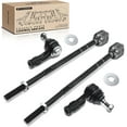 thumbnail image 1 of A-Premium Left & Right Outer Inner Tie Rod End Link Kits Compatible with Ford Focus 2000-2006 4-PC Set, 1 of 9