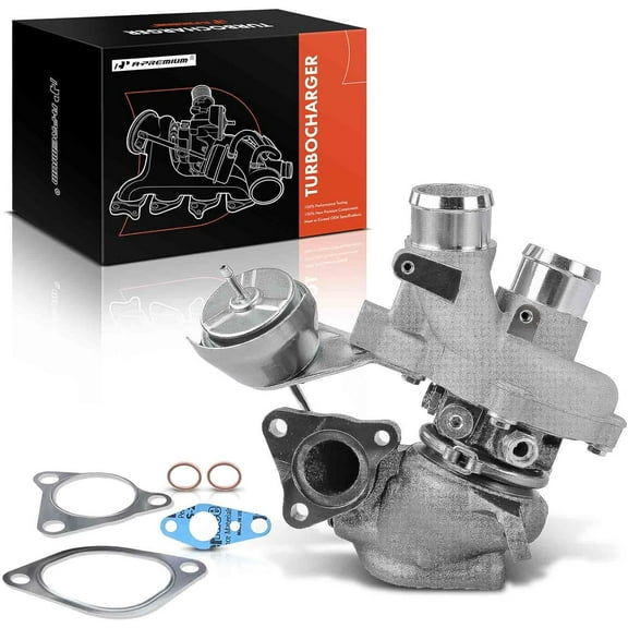 A-Premium Left Side Complete Turbocharger Turbo Kit with Gasket Compatible with Ford F-150 F150 2013-2016, Expedition 2015-2016, Transit-150 250 350 2015-2016, V6 3.5L, KOCG