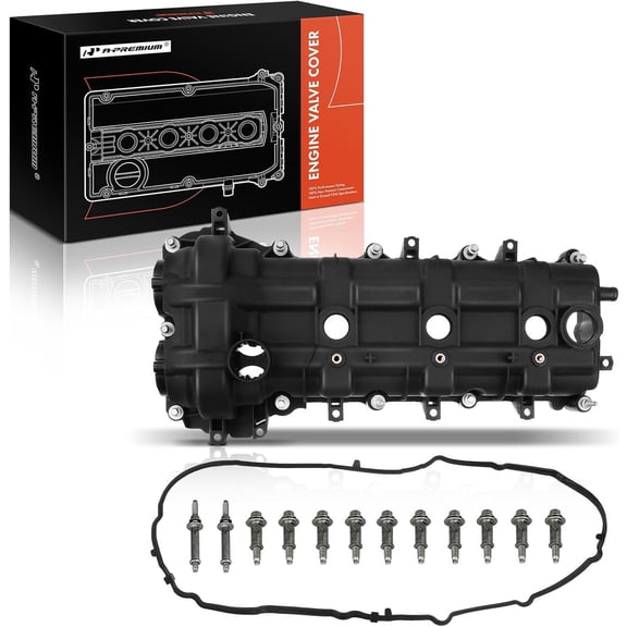 A-Premium Left Side Engine Valve Cover with Gasket Compatible with V6 3.6L 2011-2021 Ram 1500 Dodge Avenger Challenger Charger Durango Grand Caravan Chrysler Town Country 200 300 Cherokee Wrangler