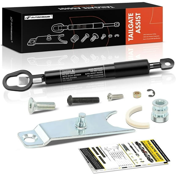 A-Premium Lift Support, Rear Left, 18 Inches, Compatible with Nissan Frontier 2005-2021