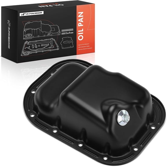 A-Premium Lower Engine Oil Pan Sump with Drain Plug Compatible with Jeep Wrangler 2018-2022, Gladiator 2020-2023, 3.6L