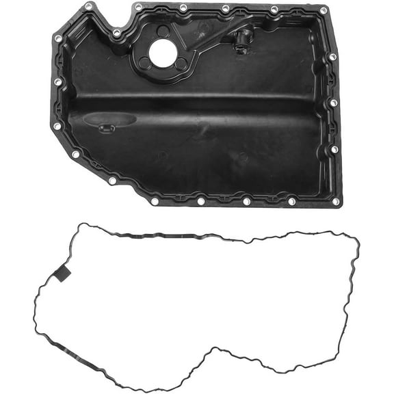 A-Premium Lower Engine Oil Pan with Gasket Compatible with Volkswagen Golf 2015-2018 GTI 2015-2017 Audi A3 S3 Q3 TT TTS Quattro 1.8L 2.0L