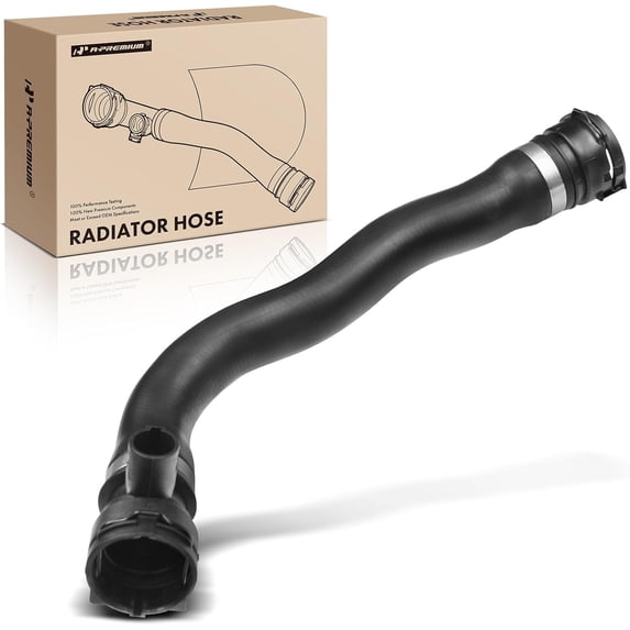 A-Premium Lower Engine Radiator Hose Compatible with BMW 545i 645Ci 2004-2005 745i 745Li 2002-2005 750i 750Li V8 4.4L 4.8L