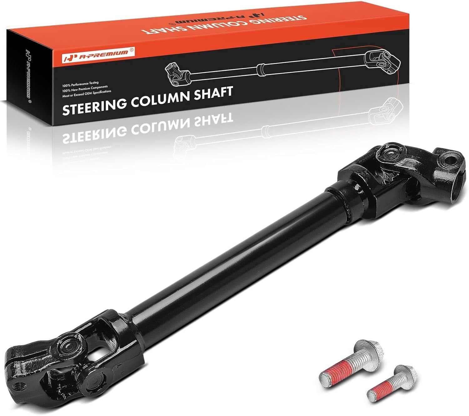 A-Premium Lower Intermediate Steering Shaft Steering Column Shaft with U-Joint Coupler Compatible with 2004-2008 Ford F-150 & 2006-2008 Lincoln Mark LT, Replace # 5L3Z3B676AA