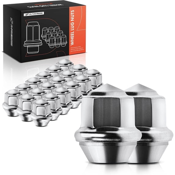 A-Premium M12-1.50 Wheel Lug Nuts Compatible with Ford Escape Fusion Focus Ranger EcoSport Transit Connect Lincoln MKZ MKC Front and Rear Side 20-PC Set