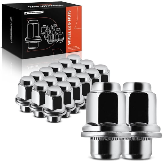 A-Premium M12-1.50 Wheel Lug Nuts Compatible with Toyota Camry RAV4 Prius Corolla Chrysler Sebring Lexus RX330 RX350 RX400h Front and Rear 20-PC Set
