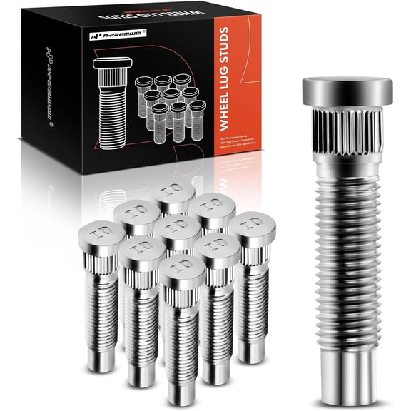 A-Premium M12-1.50 Wheel Studs Compatible with Chevrolet Malibu Cruze Orlando Sonic Spark Trax Volt Cadillac ATS ELR Buick LaCrosse Hummer H3 10-PC Set