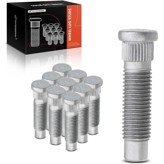 A-Premium M12-1.50 Wheel Studs Compatible with Chevrolet Equinox Malibu Impala Monte Carlo S10 GMC Envoy Cadillac Buick Front or Rear Side 10-PC Set